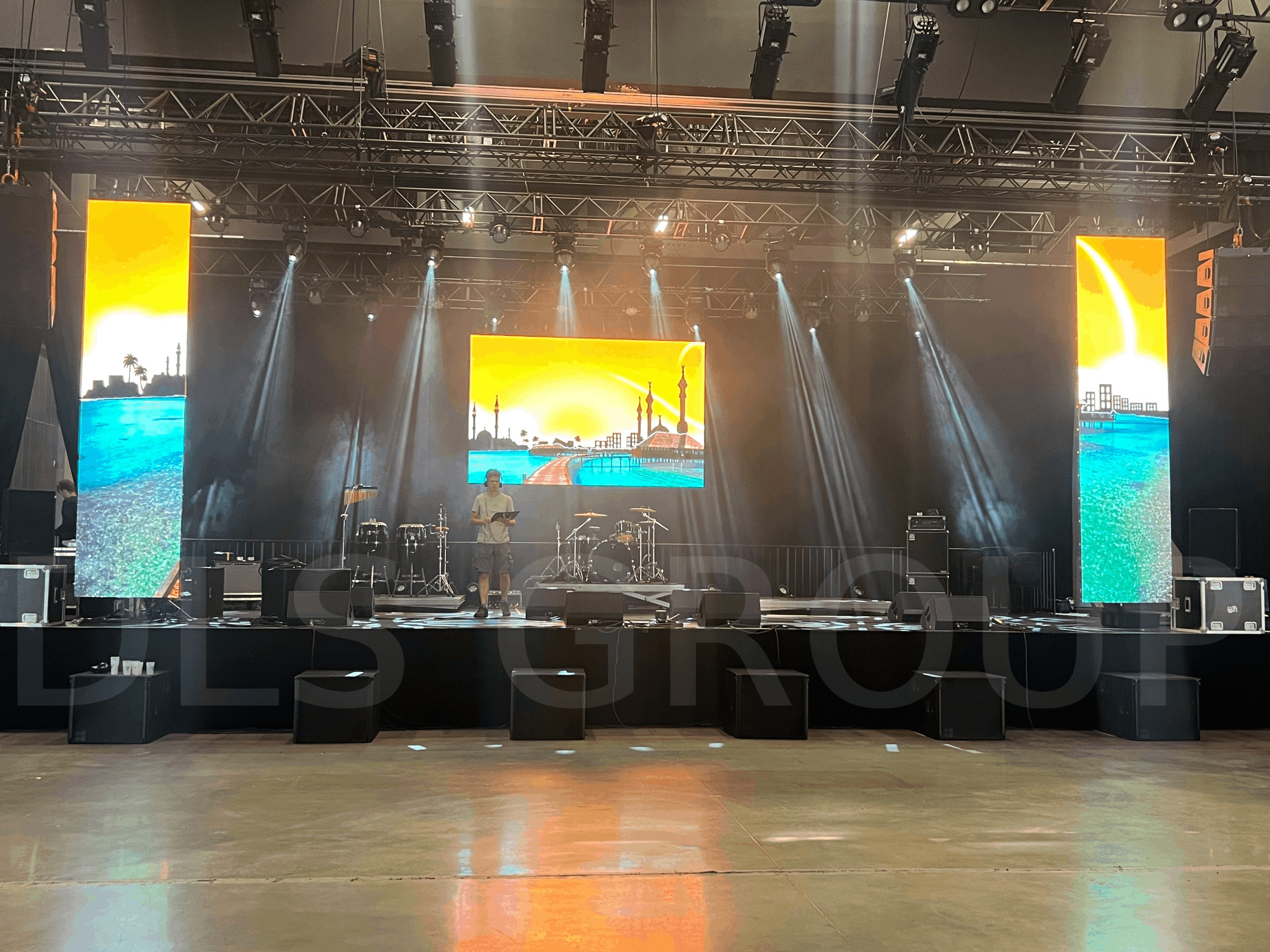 location mur de led lille